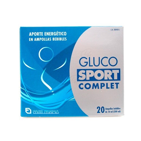 GLUCOSPORT COMPLET AMP BEBIBLES 20 AMP BEBIBLES