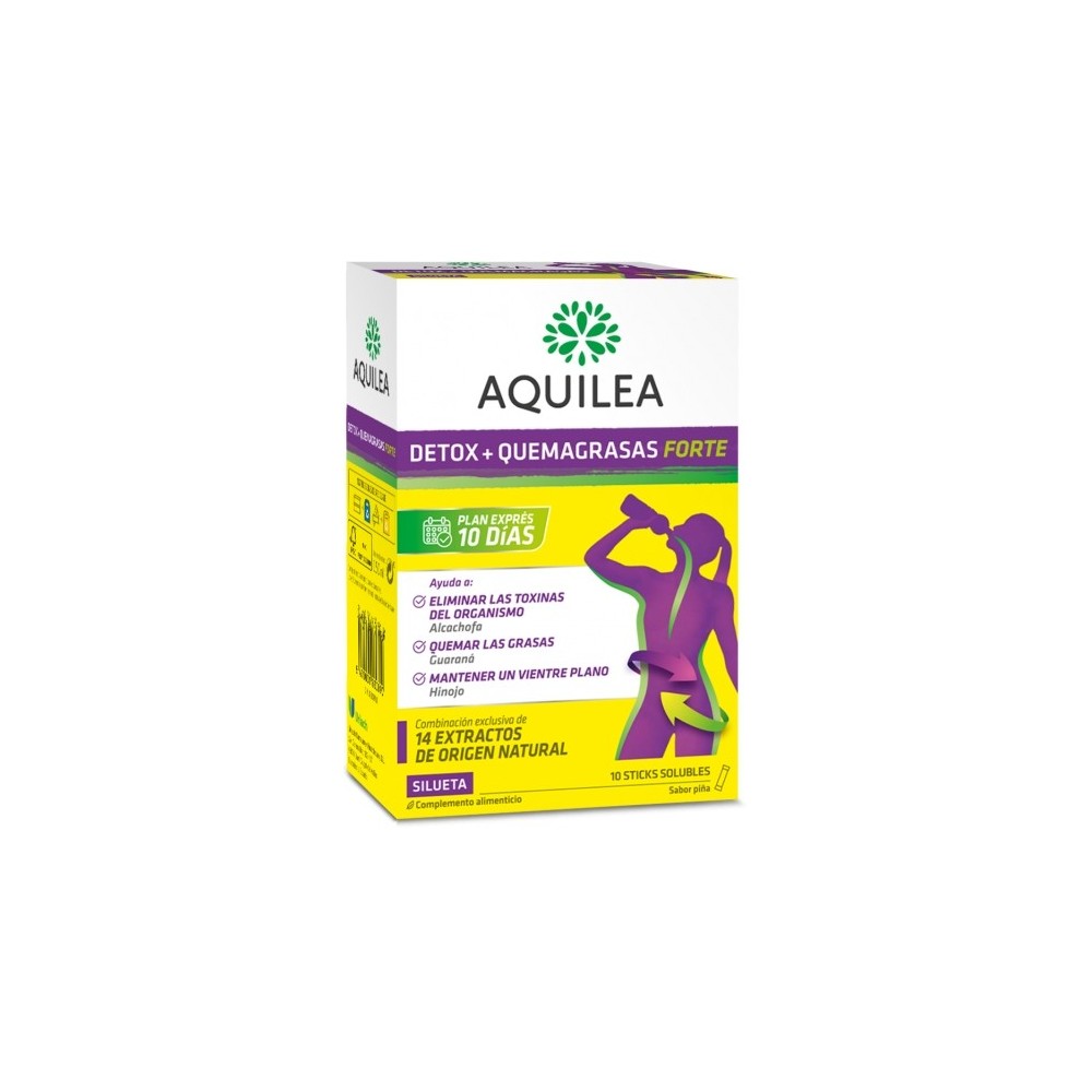 Aquilea Detox Quemagrasas forte 10 Sticks