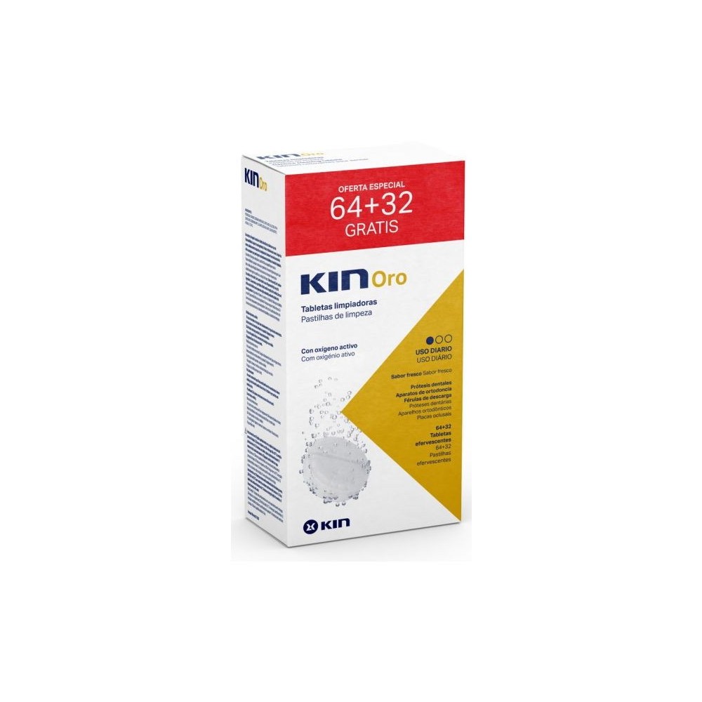 KIN ORO TABLETAS LIMPIADORAS LIMPIEZA PROTESIS...