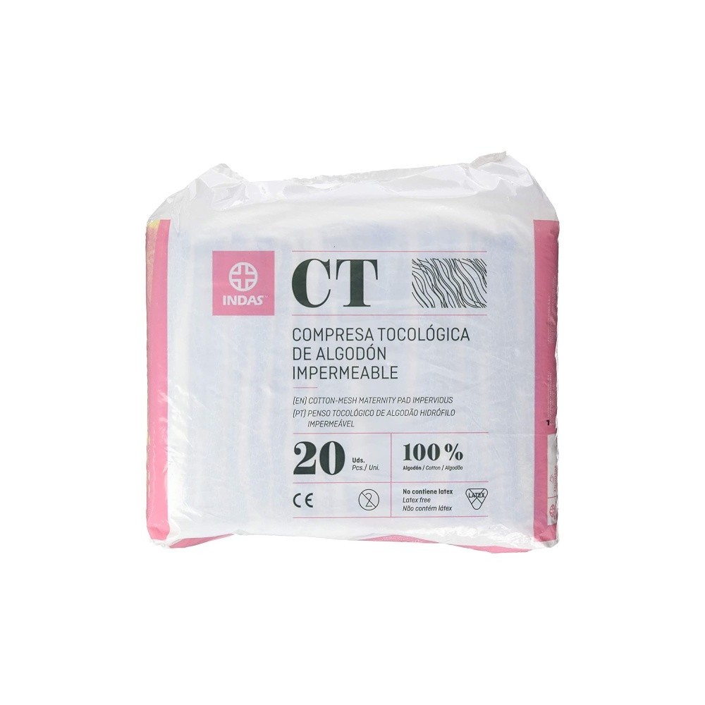 COMPRESAS MATERNITY ALGODON 20 Unidades