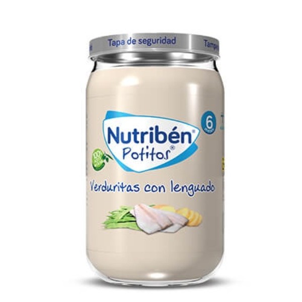 NUTRIBEN  VERDURITAS CON LENGUADO 235 G
