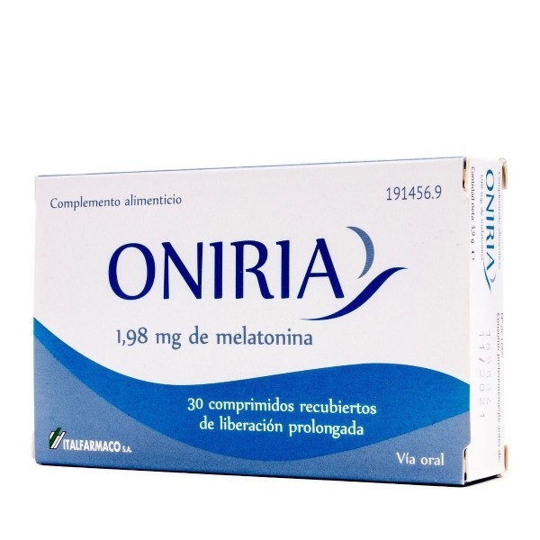 Oniria Melatonina 1,98 mg 30 Comprimidos
