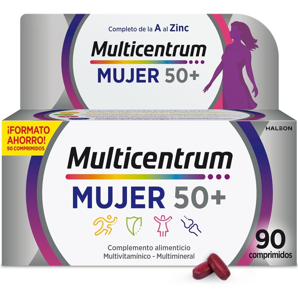 Multicentrum Mujer 50  90 Comprimidos 