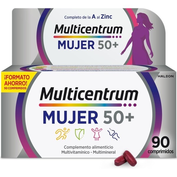 Multicentrum Mujer 50  90 Comprimidos 