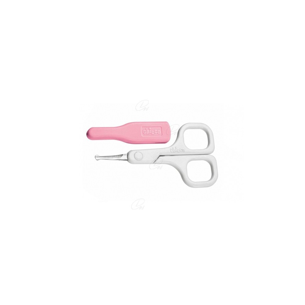 CHICCO TIJERAS SEGURIDAD UÑAS  RECIEN NACIDO ROSA