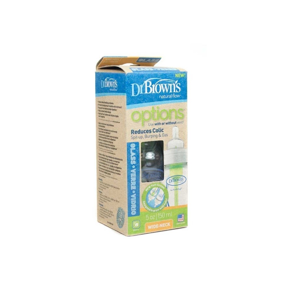 BIBERON 0 BPA VIDRIO ANTICOLICO TETINA SILICONA...