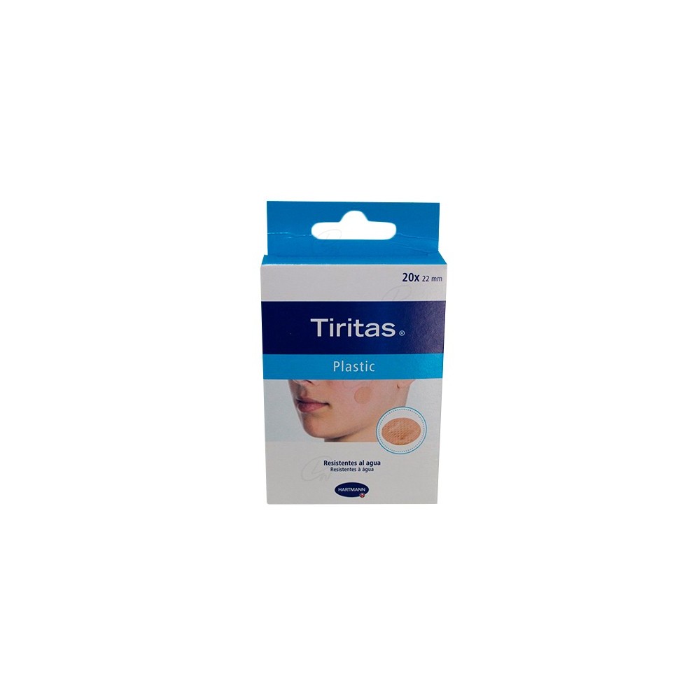 TIRITAS PLASTIC REDONDAS 22 MM 20 U