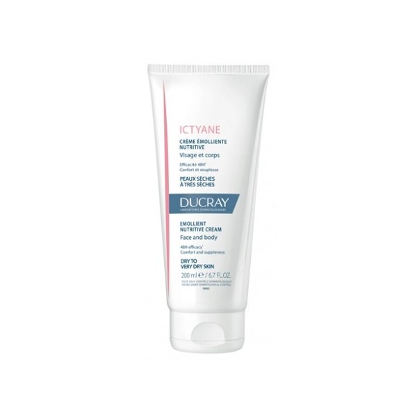Ducray Ictyane Crema Emoliente Hidratante Rostro y Cuerpo 200 ml