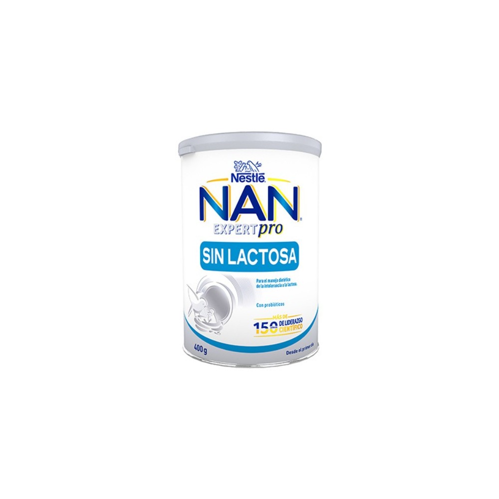 NAN Sin Lactosa Leche Infantil 400 g