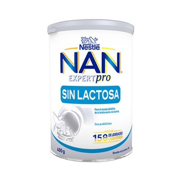 NAN Sin Lactosa Leche Infantil 400 g