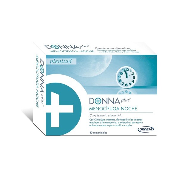 Donna Plus Menocífuga Noche 30 Comprimidos - Sofocos e...