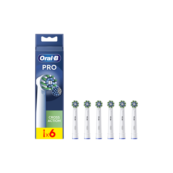 RECAMBIO CEPILLO DENTAL ELECTRICO CROSS ACTION 6 CABEZALES