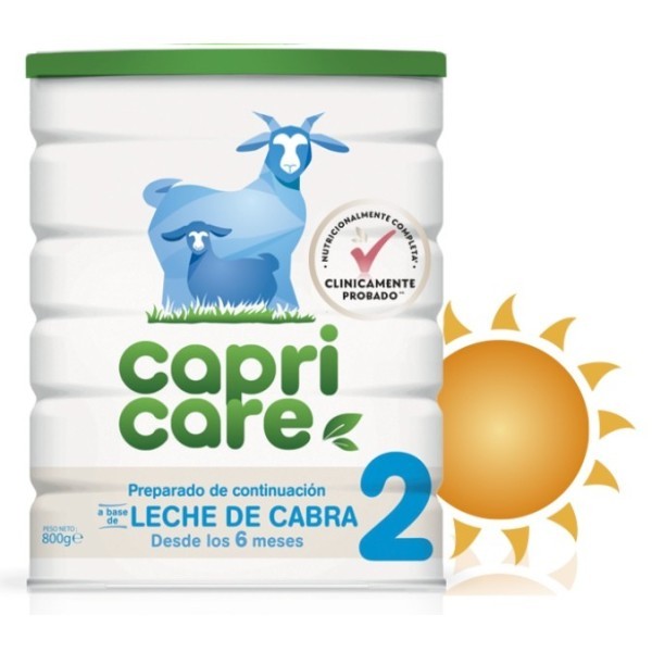 Capricare 2 Leche de Continuación Nueva Fórmula 800g