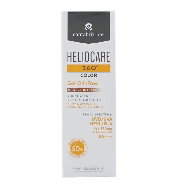 Heliocare 360º Gel Oil-Free Color Bronze Intense SPF50+...