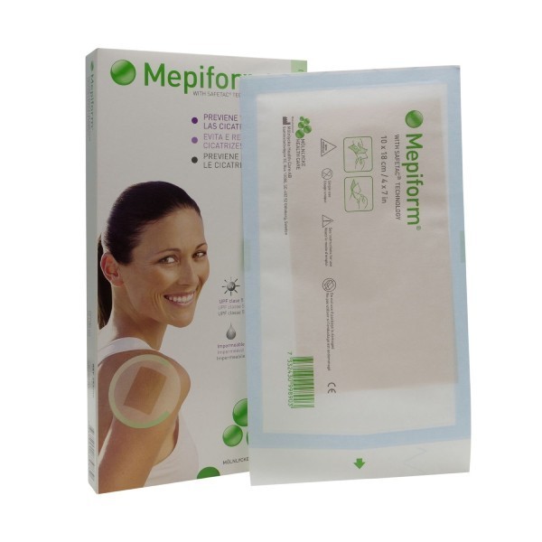 Mepiform Apósito de Silicona para Cicatrices 10x18 cm - 5 Láminas