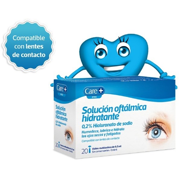 CARE+ SOLUCIÓN OFTÁLMICA HIDRATANTE 0,2% (20 MONODOSIS)