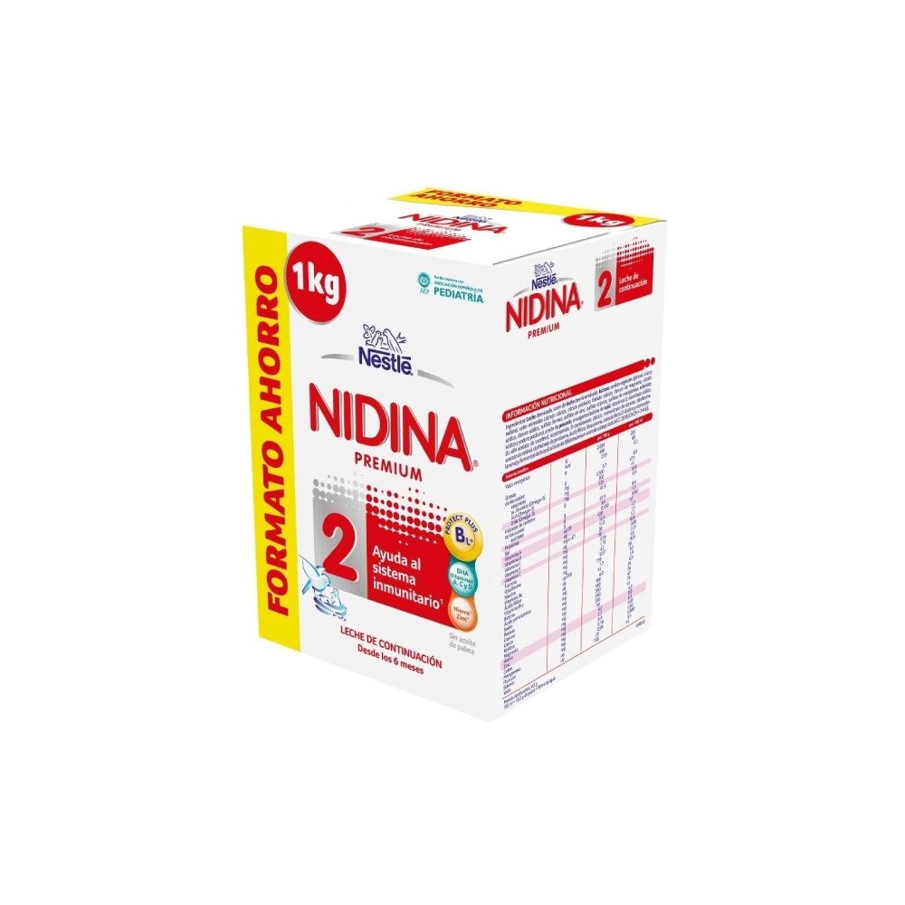 Nidina 2 Premium Leche de Continuación 1,2 kg