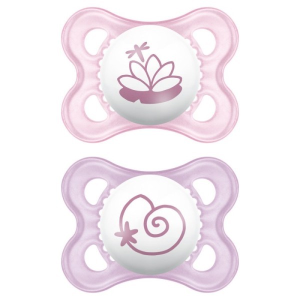 CHUPETE SILICONA MAM ORIGINAL 06 M PACK DOBLE ROSA