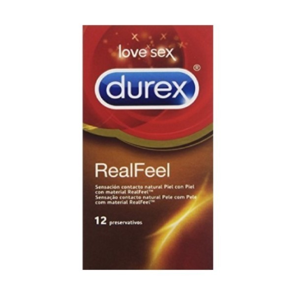 Durex Real Feel Preservativos Sin Látex 12 uds