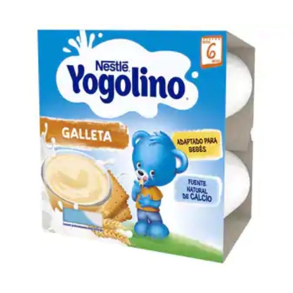 Nestlé Yogolino Sabor Galleta 4 x 100g