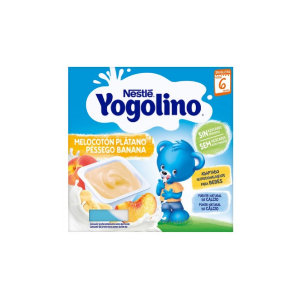 Nestlé Yogolino Melocotón y Plátano 4 x 100g