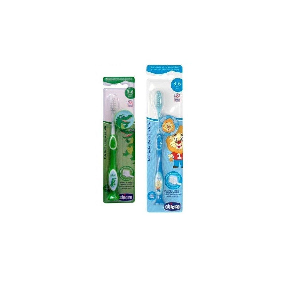 CEPILLO DIENTES DE LECHE CHICCO 36 AÑOS AZULVERDE