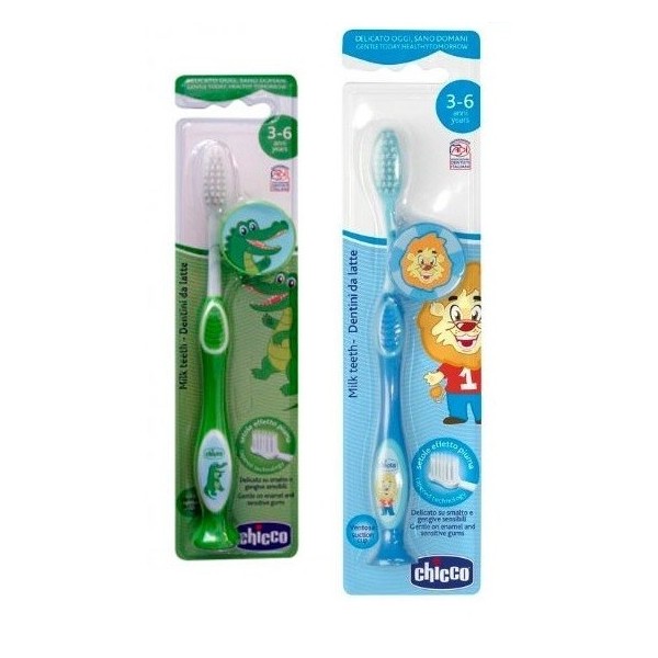 CEPILLO DIENTES DE LECHE CHICCO 36 AÑOS AZULVERDE