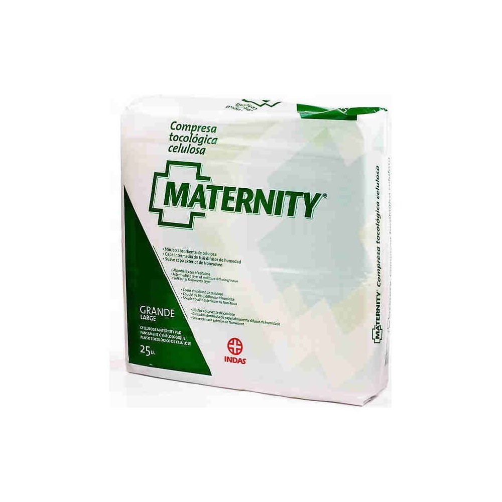 Indas Maternity Compresas Postparto de Celulosa...