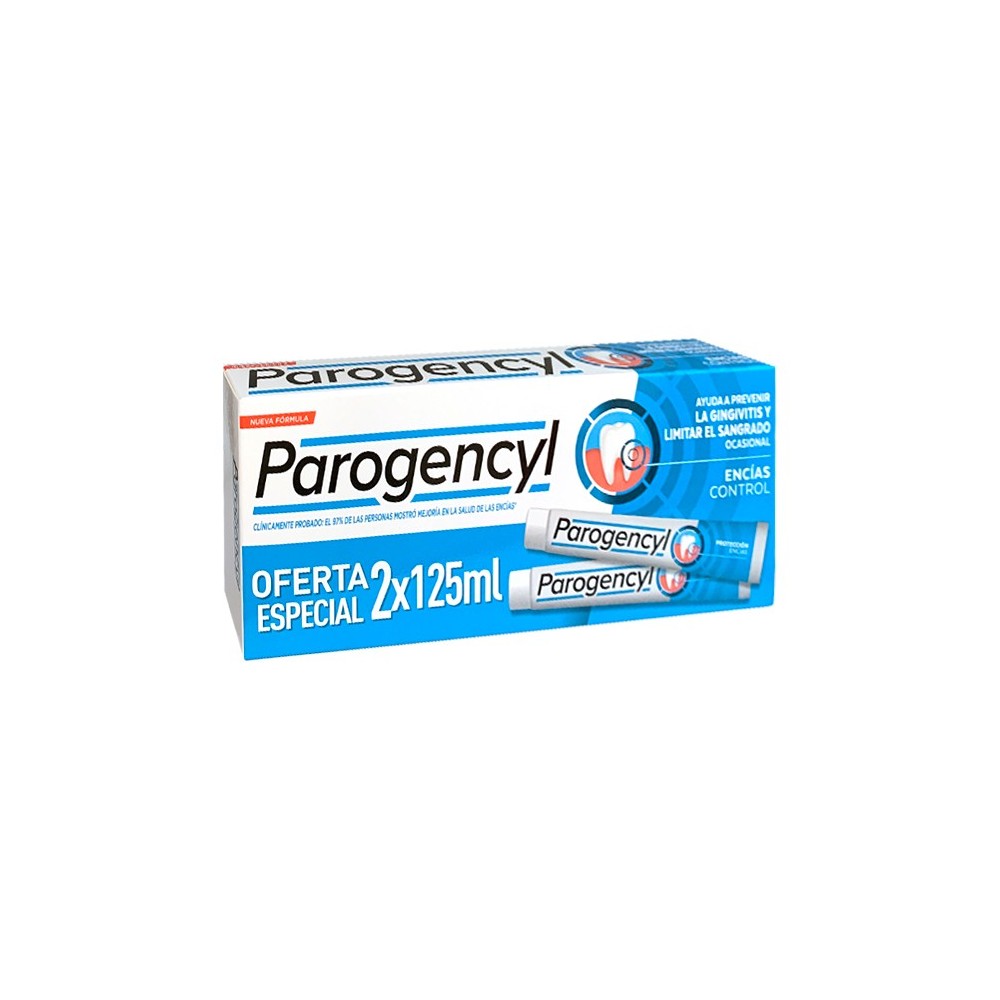 PAROGENCYL CONTROL PASTA DENTAL 125 ML 2 U
