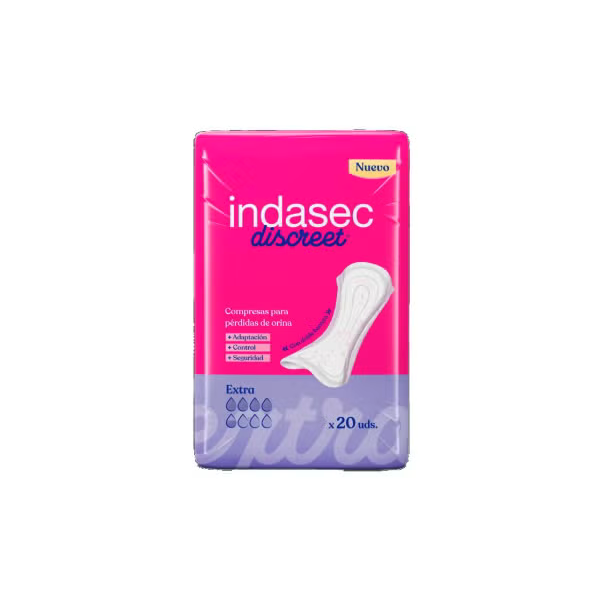 Indasec Discreet Extra 20 Compresas
