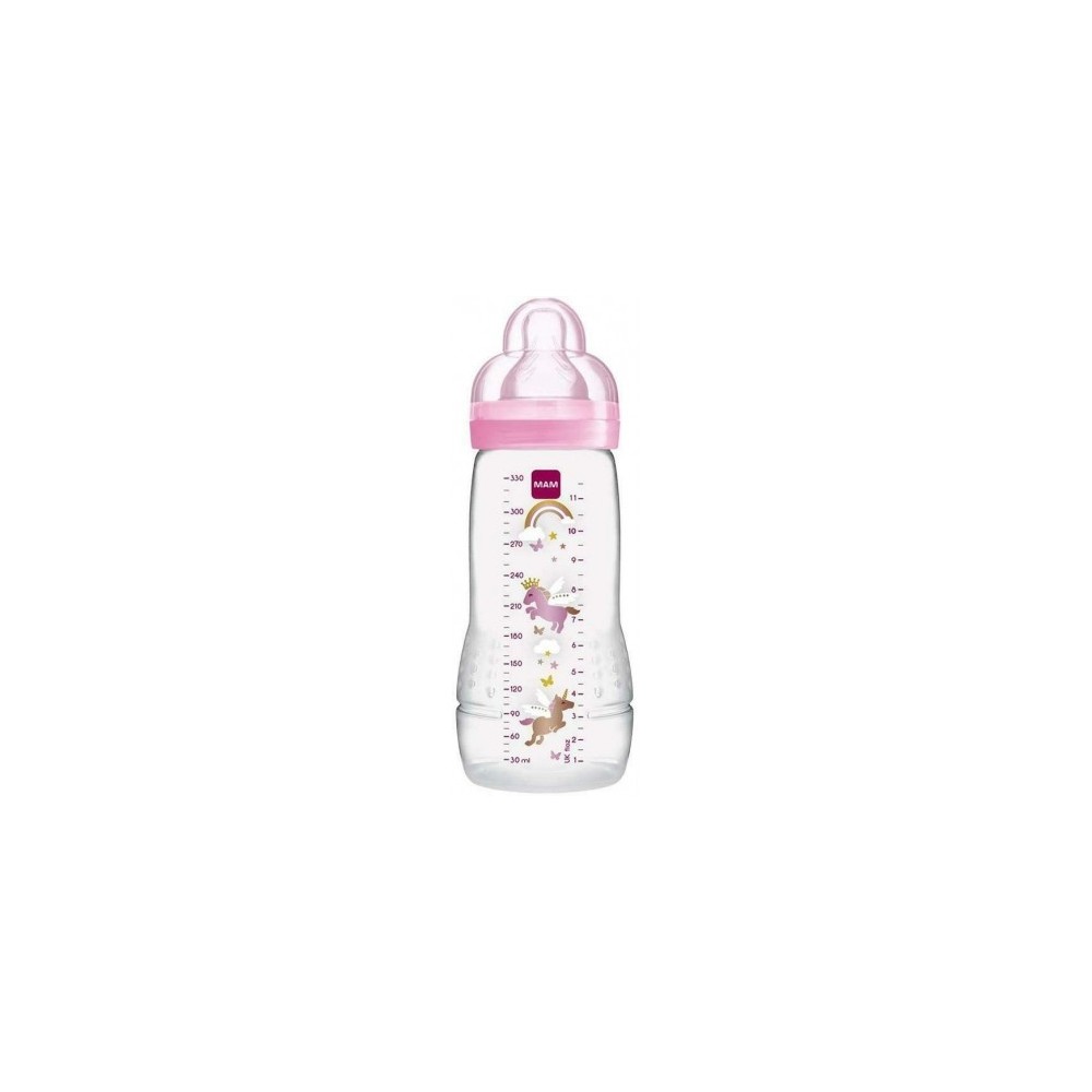 BIBERON MAM EASY ACTIVE 330 ML ROSA
