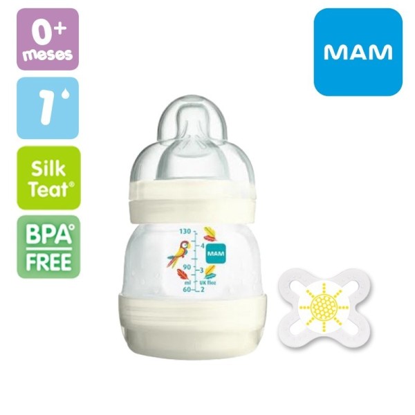 MAM BIBERON ANTIC 130 MLCHUPE 02M SILICONA