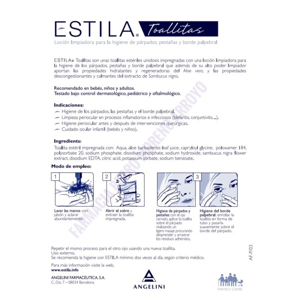ESTILA TOALLITAS 60 UDS 2