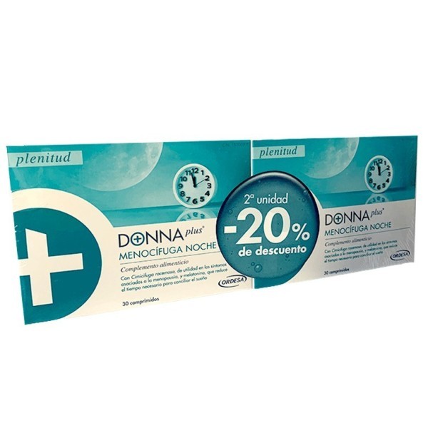 Donna Plus Menocífuga Noche Formato Duplo Ahorro (2x30 Comp)