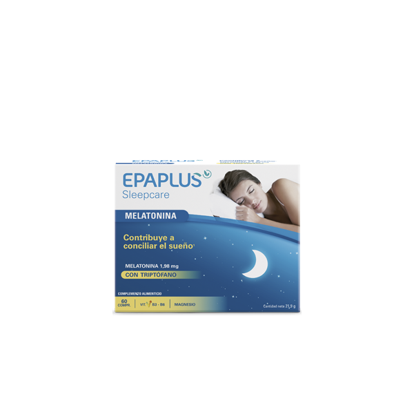 EPAPLUS SLEEPCARE MELATONINA CON TRIPTOFANO  60 COMPRIMIDOS