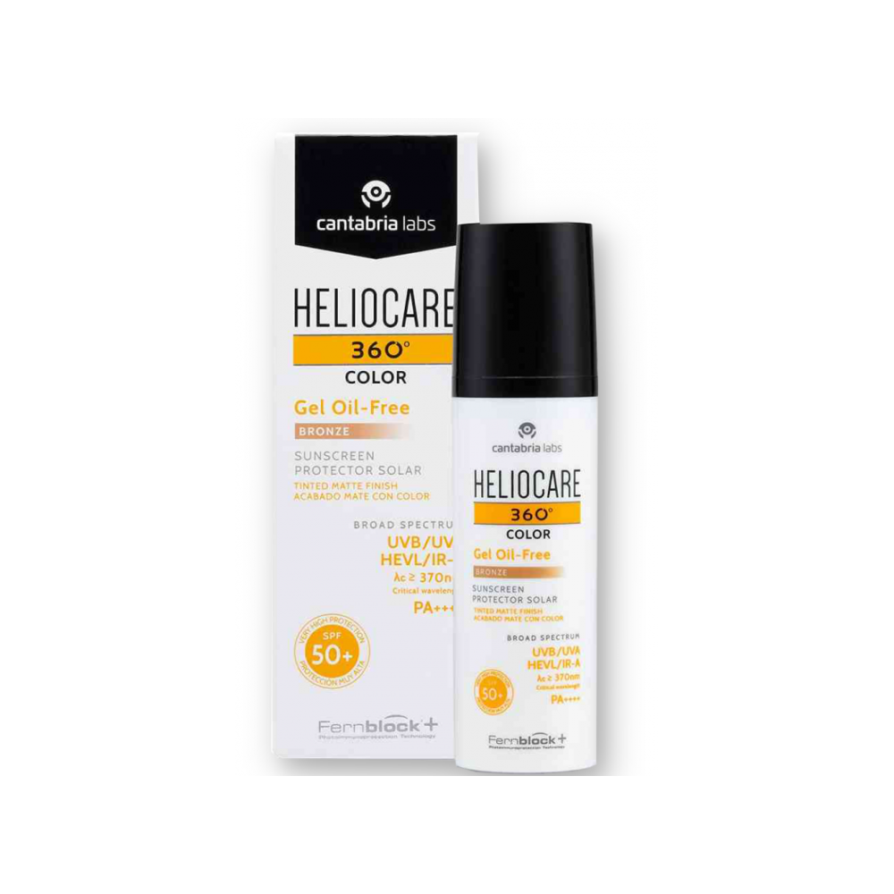 Heliocare 360º Gel Oil-Free Color Bronze SPF50+...