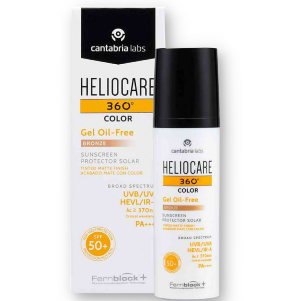 Heliocare 360º Gel Oil-Free Color Bronze SPF50+ 50 ml