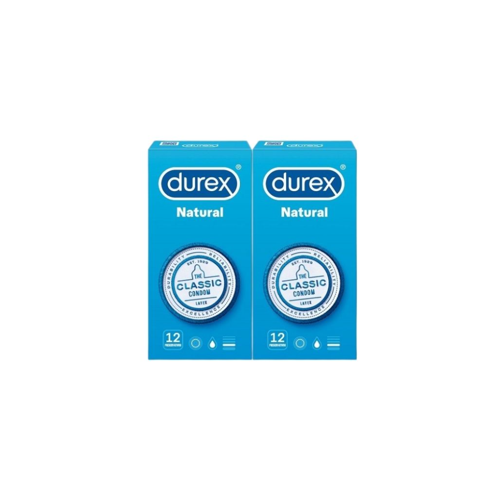 Durex Natural Plus Preservativos Duplo 24...