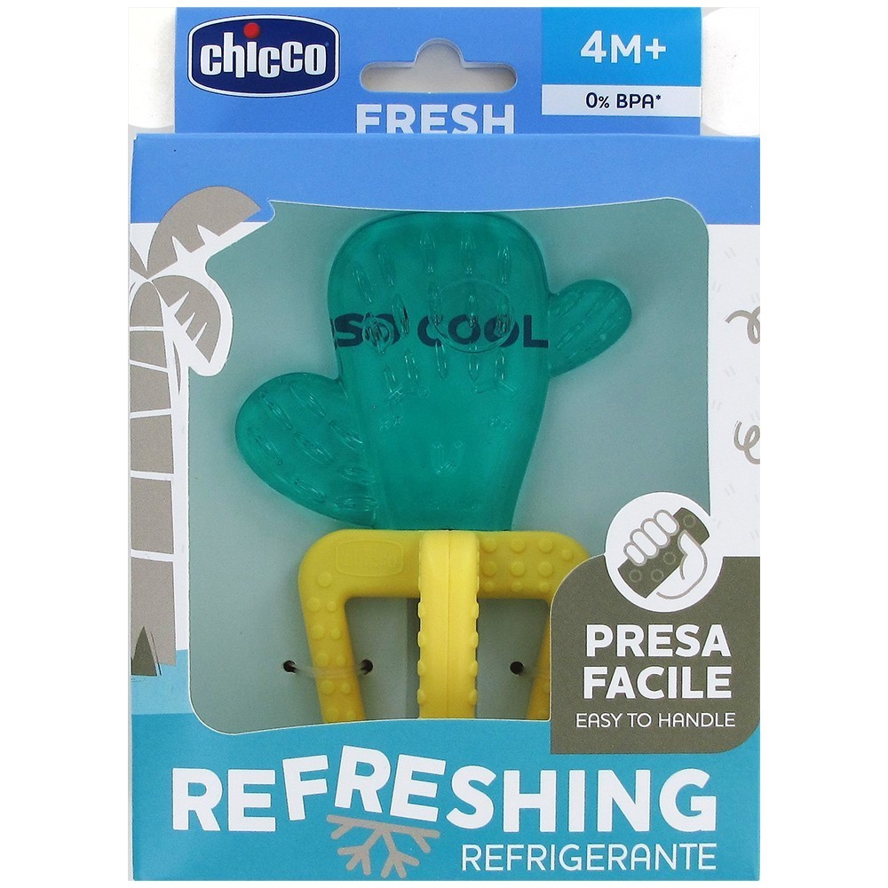 MORDEDOR CHICCO REFRESHING 1 UNIDAD CACTUS