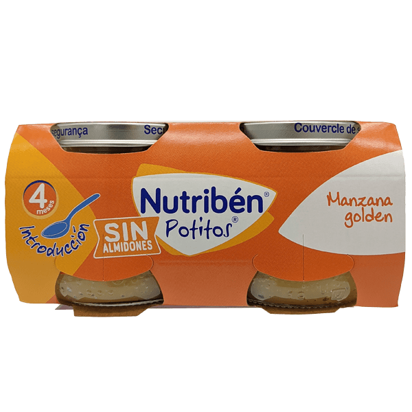 Nutribén Potito Manzana Golden 2x120 g