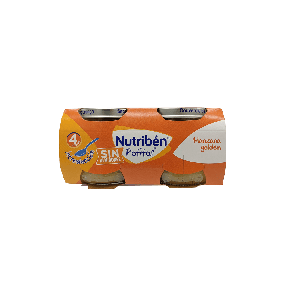 Nutribén Potito Manzana Golden 2x120 g
