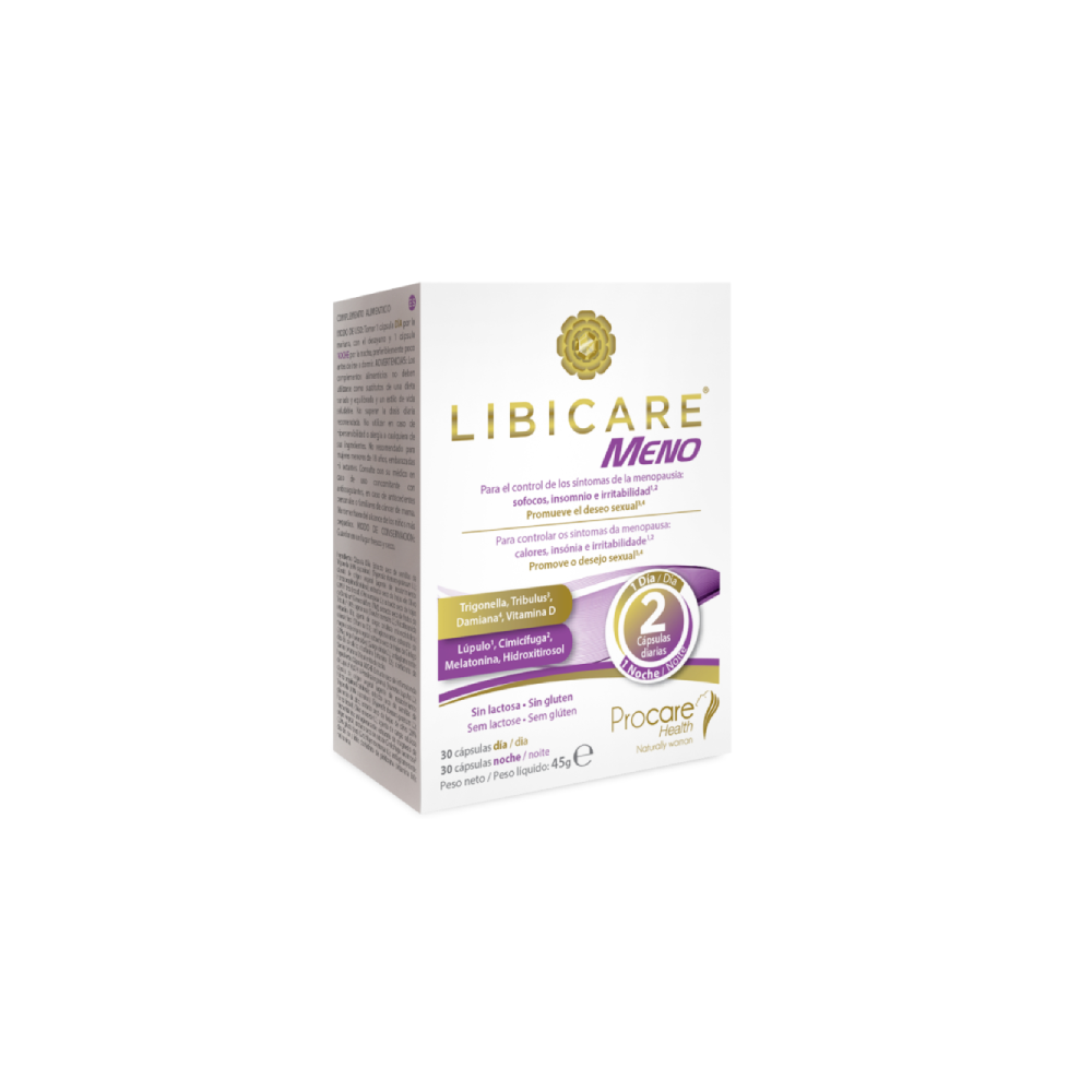 Libicare Meno 30+30 Cápsulas (Día y Noche) -...
