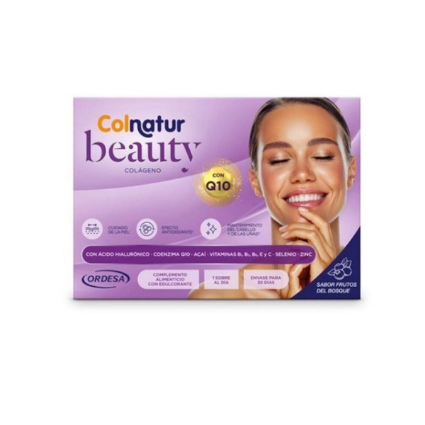 COLNATUR BEAUTY  30 SOBRES 37 G SABOR FRUTOS DEL BOSQUE