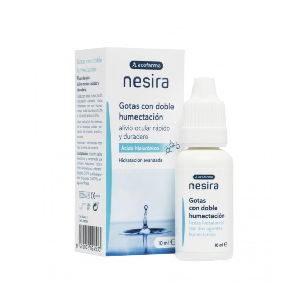 ACOFARMA NESIRA GOTAS CON DOBLE HUMECTACION AH  013 10 ML