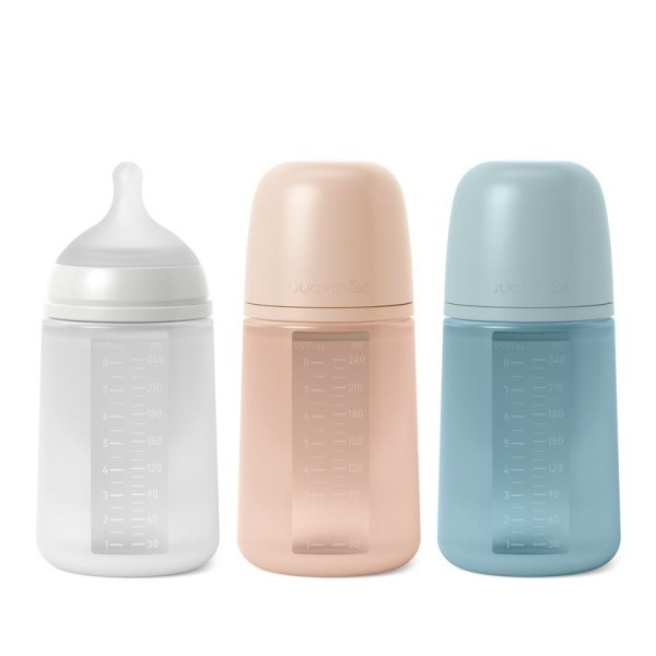 BIBERON SILICONA SUAVINEX SOFT COLOUR  3 MESES 1 UNIDAD 240