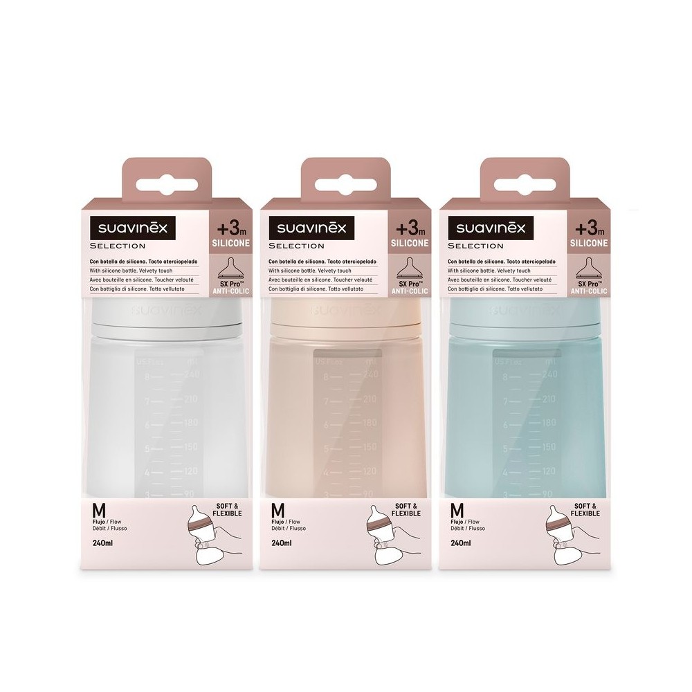 BIBERON SILICONA SUAVINEX SOFT COLOUR  3 MESES...