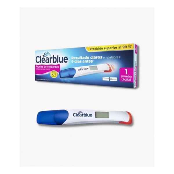 CLEARBLUE PRUEBA DE EMBARAZO ULTRATEMPRANA DIGITAL  1 PRUEBA