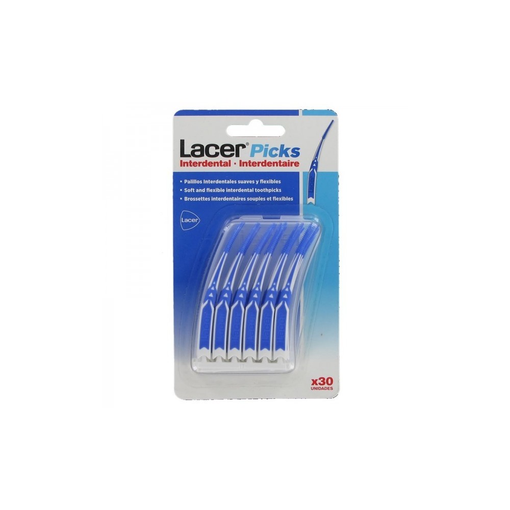 LACER PICKS INTERDENTAL  30 UNIDADES