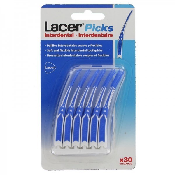 LACER PICKS INTERDENTAL  30 UNIDADES