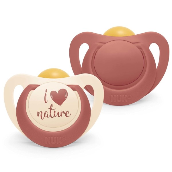 CHUPETE LATEX NUK NATURE 0  6 MESES 2 UNIDADES 2